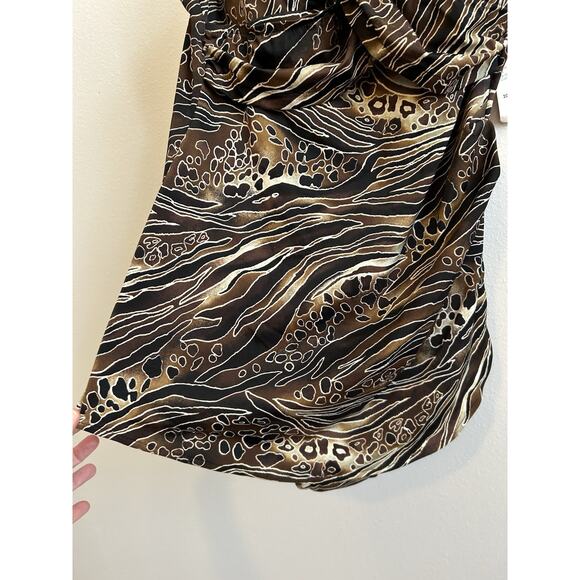 NEW One Piece Swimsuit Tummy Control Shaping Plus Size 20W Tropical Animal Print - Picture 12 of 12